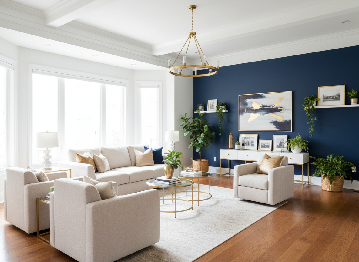 Luxurious interior painting by TEI Painters, Niagara Region